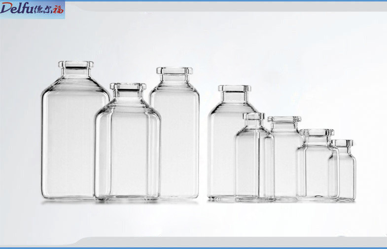 آنتی بیوتیک / تزریق بطری بسته بندی شیشه ای دارویی با پوشش پلاستیکی آلومینیومی